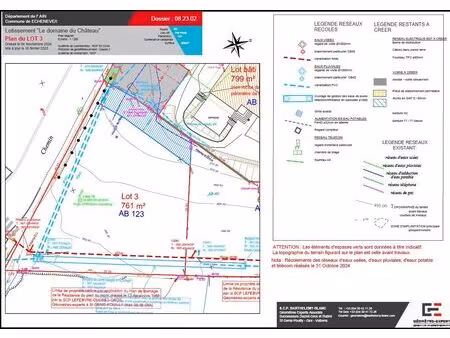 terrain à bâtir de 761m² - libre constructeur - viabilisé - echenevex