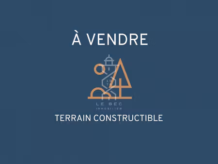 lanester : terrain constructible et viabilisé de 454 m²