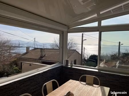 maison de 89 m _ vue mer _ jardin _ l'estaque