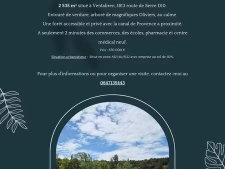 terrain a vendre