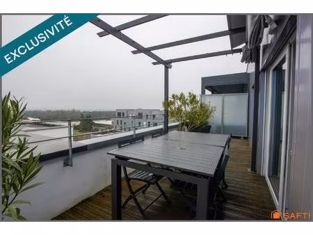 saint herblain - t3 66m2 avec terrasse  parking et garage