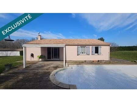 maison 91m2 - 3 chambres - piscine - 2005 m2 de terrain