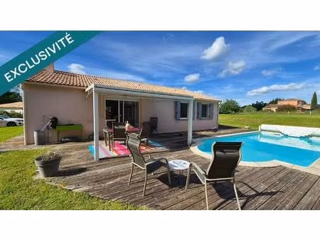 maison 91m2 - 3 chambres - piscine - 2005 m2 de terrain