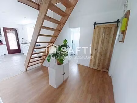 maison rénovée 3 chambres avec terrain idéal pour animaux