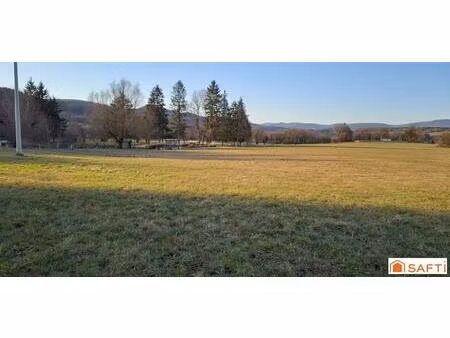 terrain avec vue exceptionnelle sur la montagne