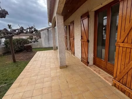 mauguio - maison t4 de plain pied - garage et jardin