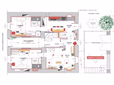 appartement en rez-de-chaussée à massiac