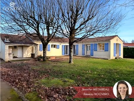 vente plain-pied non mitoyen - 122 m² 3 chambres possibilité 4 sur grande parcelle