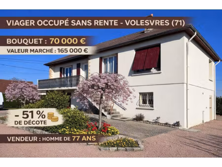achat maison 4 pièces 95m² volesvres 71600
