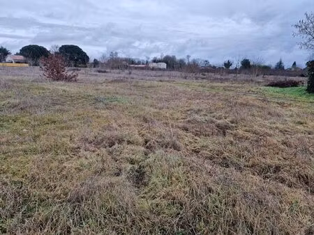 vente terrain 400 m² barsac (33720)