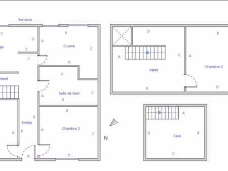 vente maison 4 pièces 90 m² à bordeaux (33000)  330 000 €