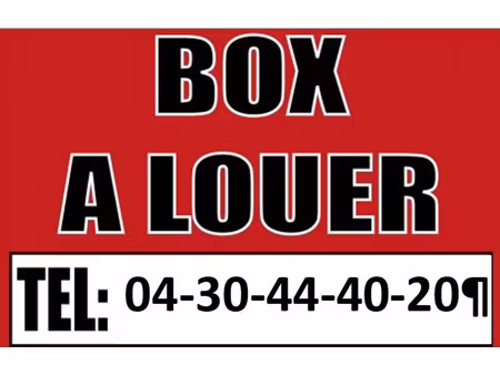 box individuel proche lycée aarago