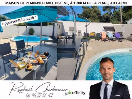 vente maison piscine à sainte-marie-de-ré (17740) : à vendre piscine / 130m² sainte-marie-