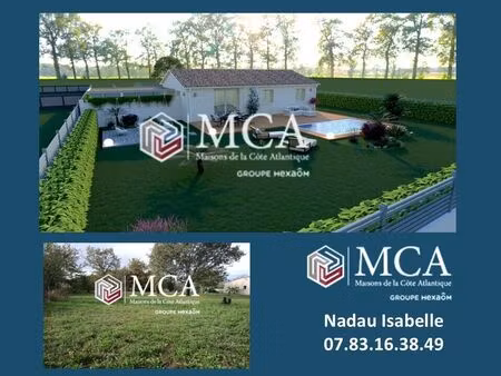 vente terrain 500 m² cartelègue (33390)