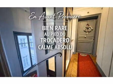 appartement paris 16 52 m² t-3 à vendre  735 000 €