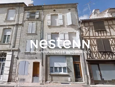maison à vendre à nérac 5 pièces  4 chambres avec cour