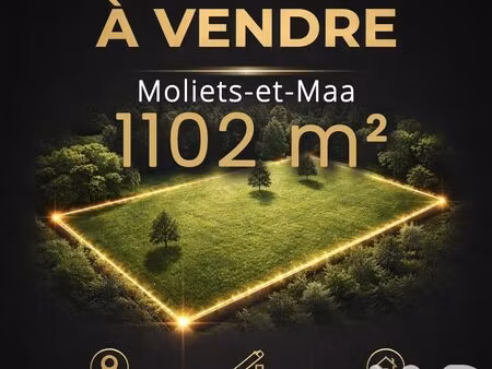 vente terrain 1102 m² moliets-et-maâ (40660)