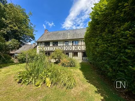 maison normande du 16ème siècle avec dépendance  veules-les-roses  seine-maritime (76)  à.