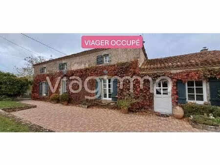 viager occupé - nueil les aubiers - maison 5p - décote 46 7%