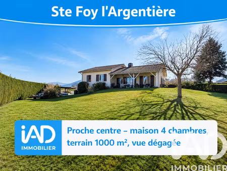 vente maison 5 pièces 125 m² sainte-foy-l’argentière (69610)