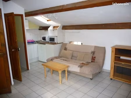 studio meublé 23m²