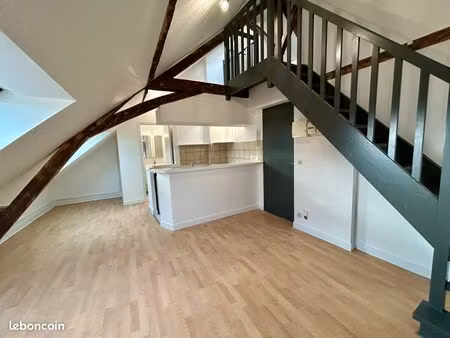 duplex lumineux - fraichement repeint- gare / centre ville