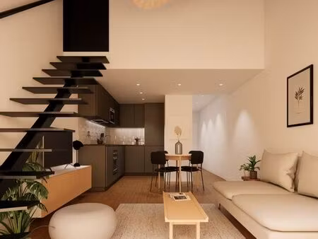 t2 bis 52m² entièrement rénové dans immeuble pierre / chartrons cours du médoc