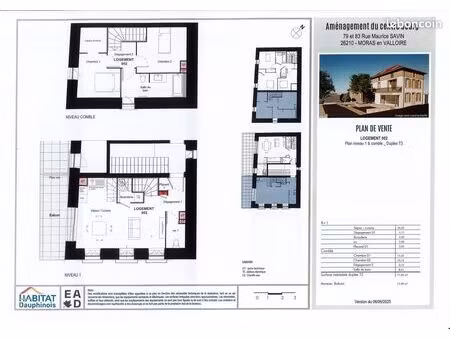 appartement 3 pièces 71 m²