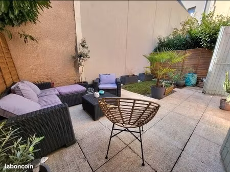 comme une maison – t3 avec jardin & garage – gare à pied – villefranche
