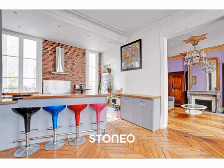 exclusivite paris 9e – amsterdam/liège– 4 pièces 89m² – charme de l’ancien – au calme sur 