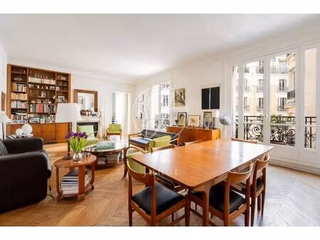 paris 16e - auteuil - appartement à vendre - 6 pièces - 161 01m² carrez - 4 chambres.