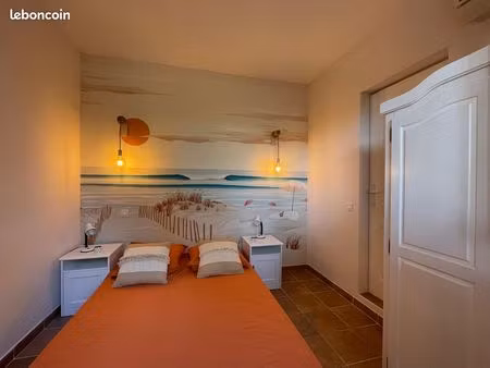 à louer – t2 meublé 40 m² rénové – rdc villa - saint-cyr / la cadière