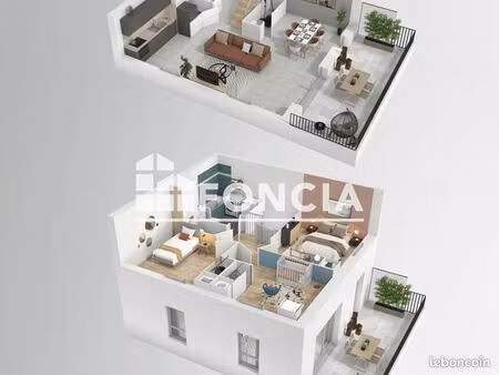 duplex 4 pièces 84 m²