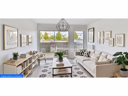 pacé - copropriété de 2017  t2 d'environ 42 m2  avec terrasse et stationnement