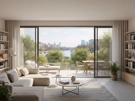 a visiter ! - 4p - terrasse vue seine - parking - proche lignes 13 & 14 - saint-denis