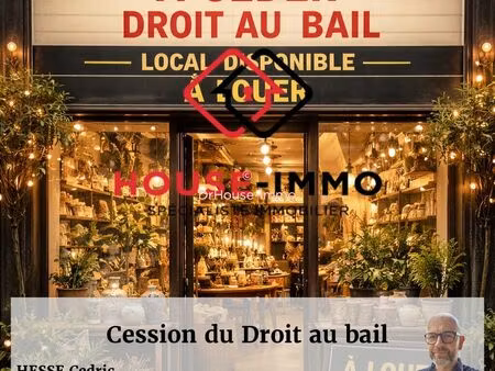 vallet – droit au bail – emplacement n°1 place principale – 60 m²