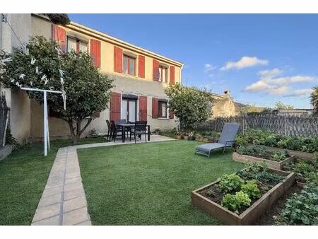 à vendre – maison 2 faces d'environ 105 m² + garage – 3 chambres + 1 bureau – parcelle de 