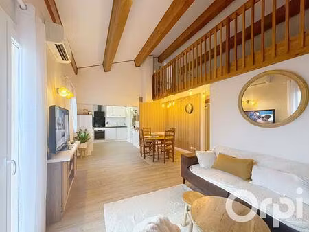 maison rénovée 3 pièces avec jardin et garage à saleilles