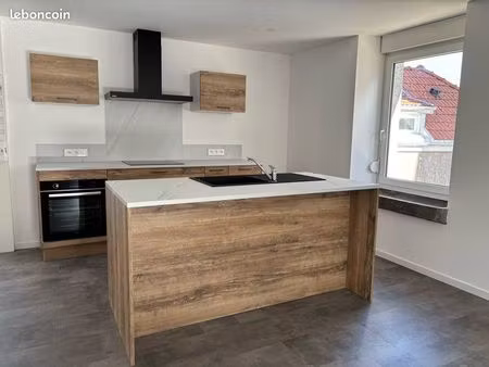 appartement f3 centre ville avec jardin