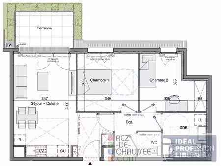 vente locaux professionnels 3 pièces 56.42 m² à villemomble (93250)  335 000 €