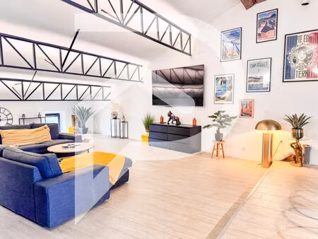 maison vigneronne rénovée en loft