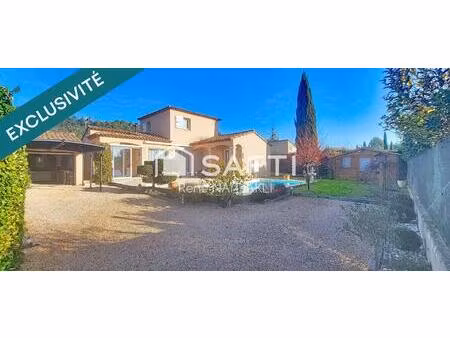 barjols – maison lumineuse avec piscine et garage