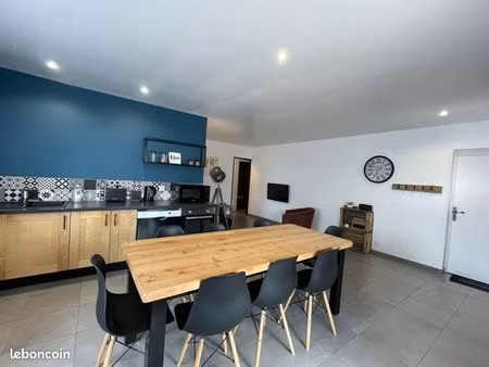 loue à l’année maison individuelle t5  jardin  garage  50m étang