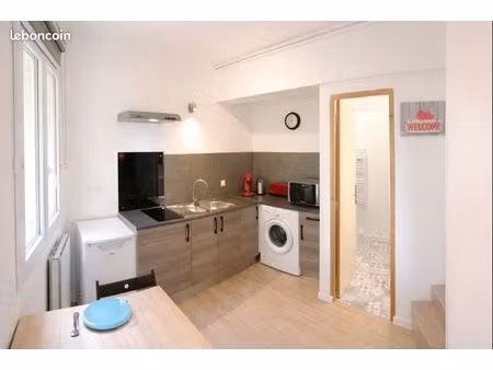 f1 meublé toutes charges comprises ( eau / elec / chauffage) avec place de parking à orbec