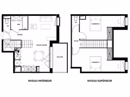 location appartement 3 pièces à audenge (33980)  1 300 €
