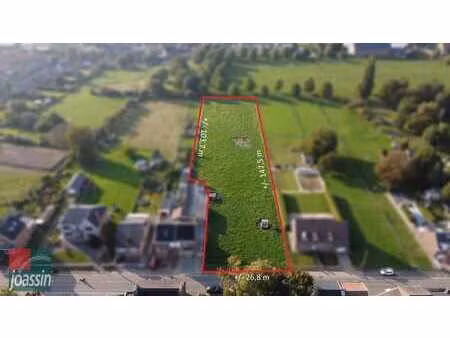 *option*terrain à bâtir d'une superficie totale de +/-4827m²