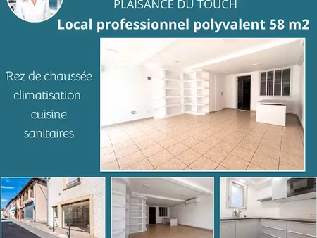 location locaux professionnels 58 m² à plaisance-du-touch (31830)  980 €