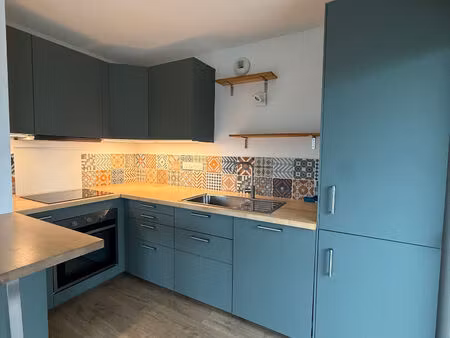 appartement f3 - rives de meurthe- cuisine équipée - parking - 2 terrasses - résidence att