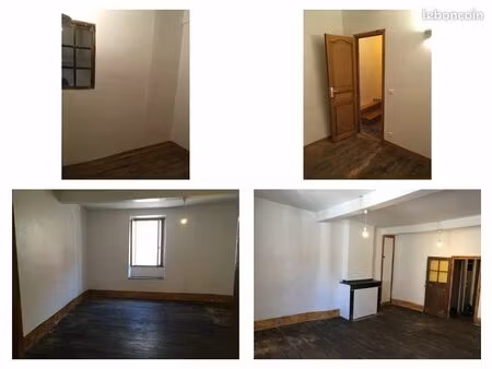a louer à quillan - appartement vide t3 60 m² calme avec 2 chambrettes
