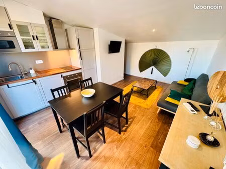 ◊ appartement t2 meublé 40 m² – indépendant – terrasse & parking – charges comprises